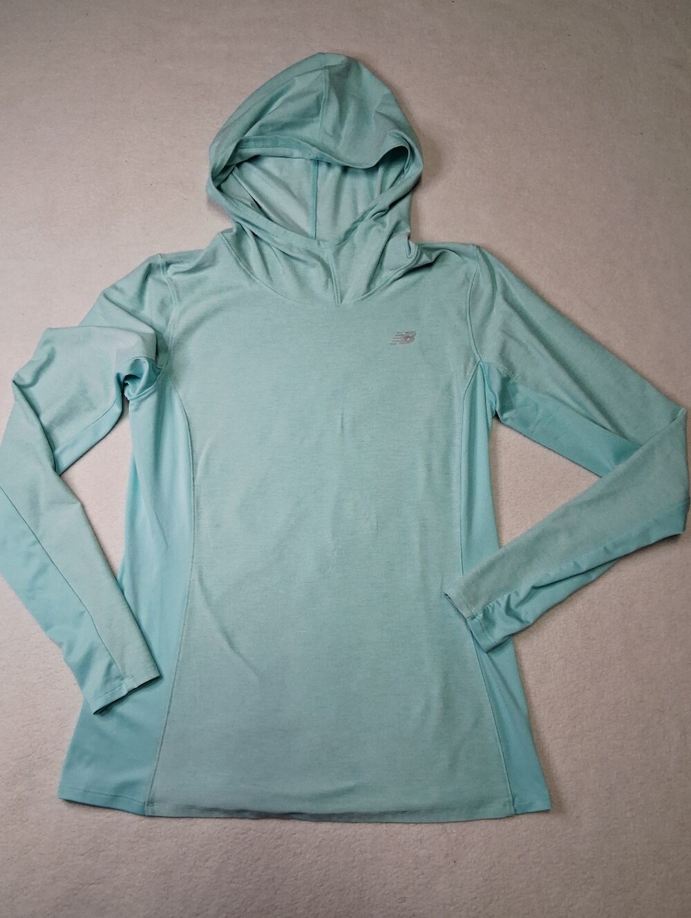 New Balance Women's Mint Hooded Performance Top